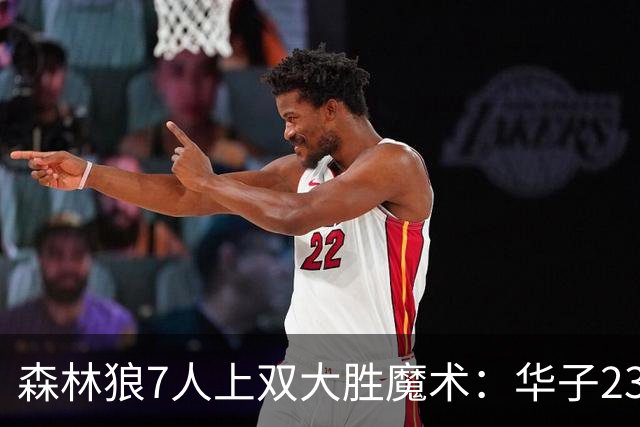 森林狼7人上双大胜魔术：华子23中5低迷 小瓦18+6失误+6犯规