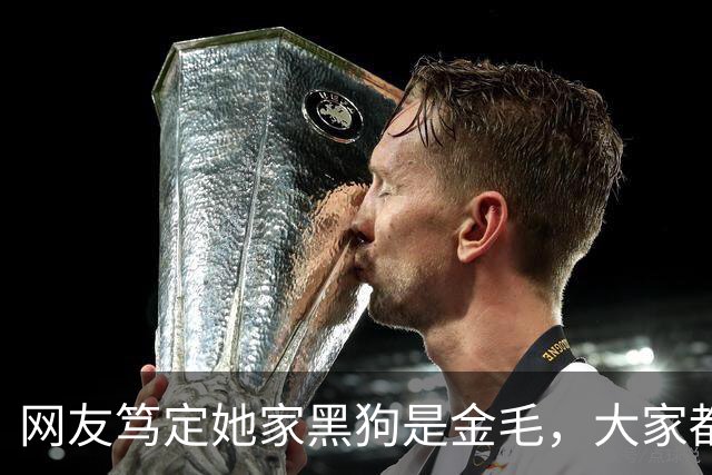 网友笃定她家黑狗是金毛，大家都不信，直到她晒出这张照片……没毛病，是金毛！